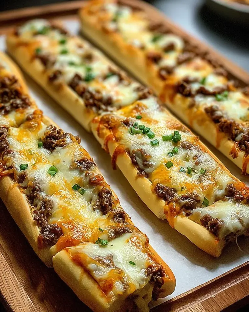Batonnets de pain au fromage avec garniture de cheesesteak Philly 2