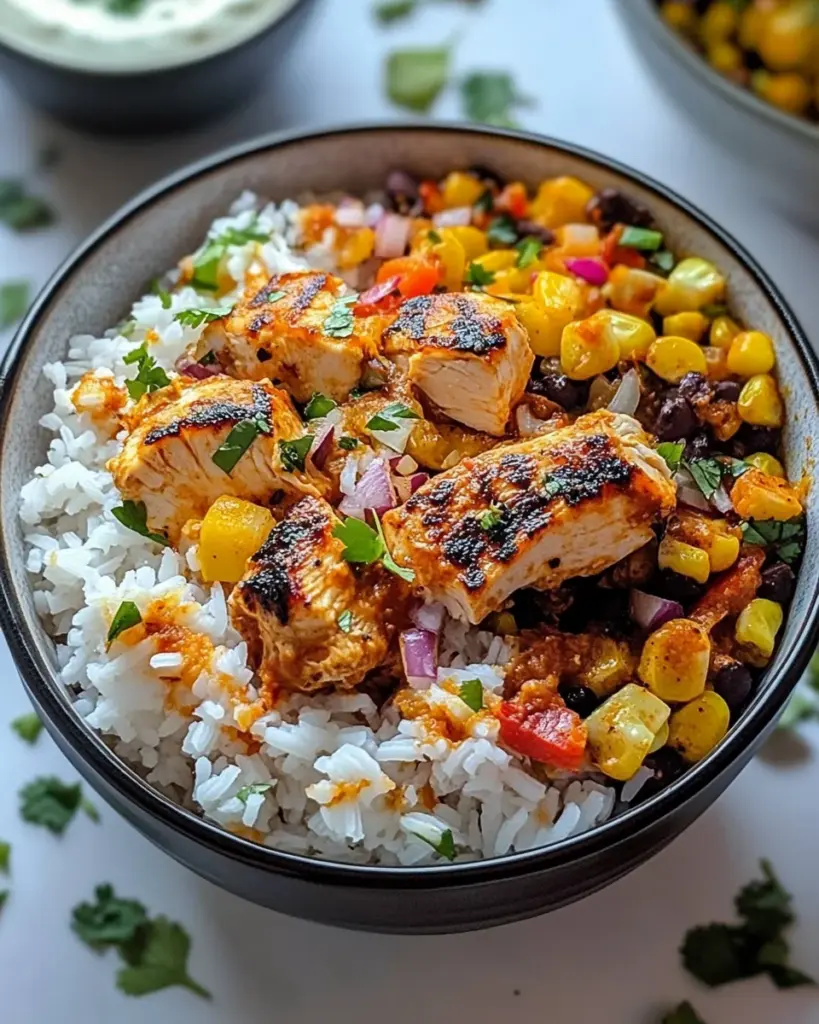 Bol de Riz au Mais et Poulet 2