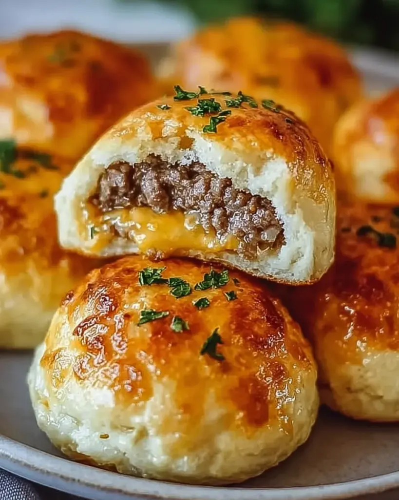 Bombes de Cheeseburger a lAil et au Parmesan 2