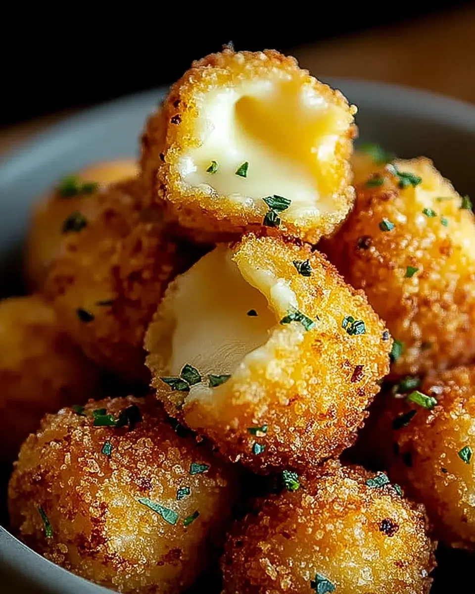 Bouchées de fromage parmesan et mozzarella : savourez !
