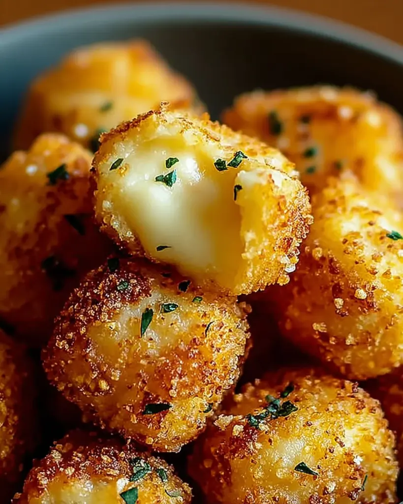 Bouchees de fromage parmesan et mozzarella 3