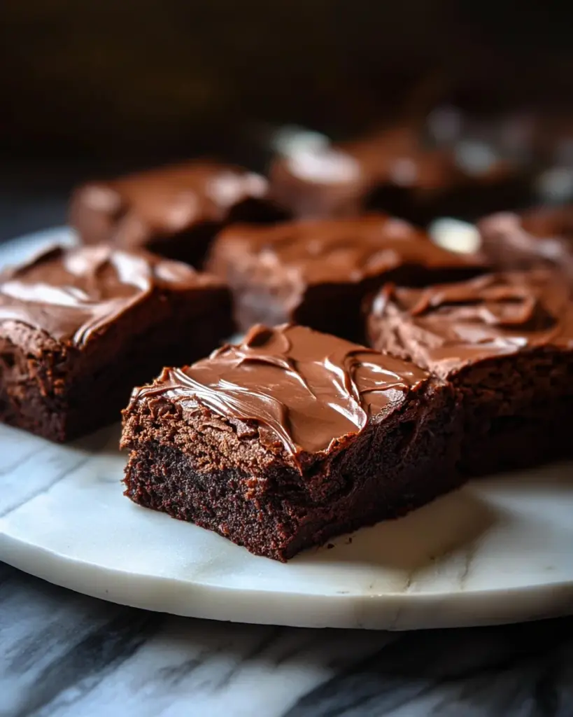 Brownies au Chocolat avec Glacage 1