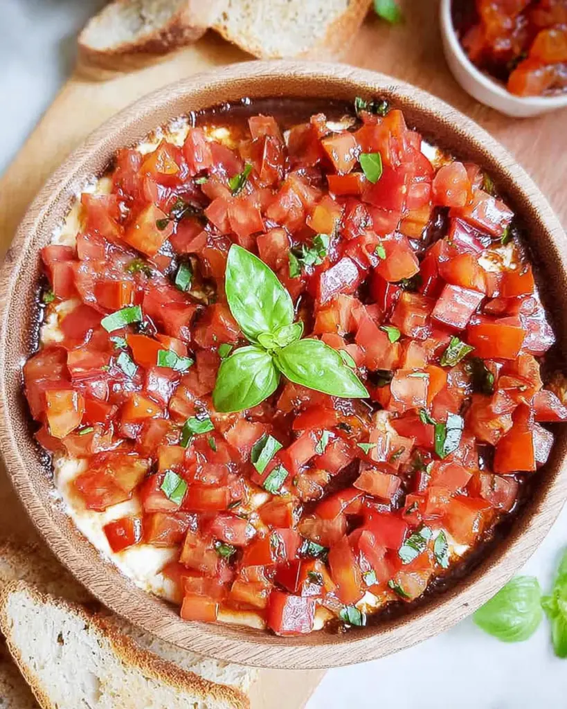 Bruschetta a la tomate et au basilic 3