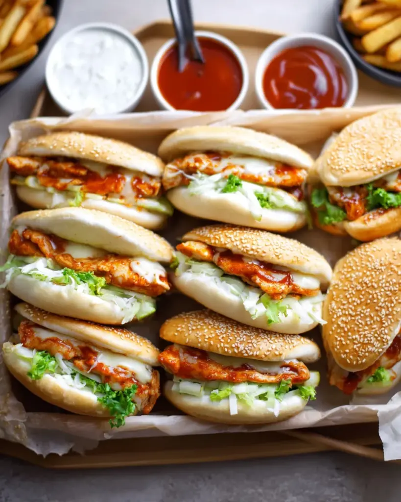 Buns de Poulet Dynamite au Fromage 2