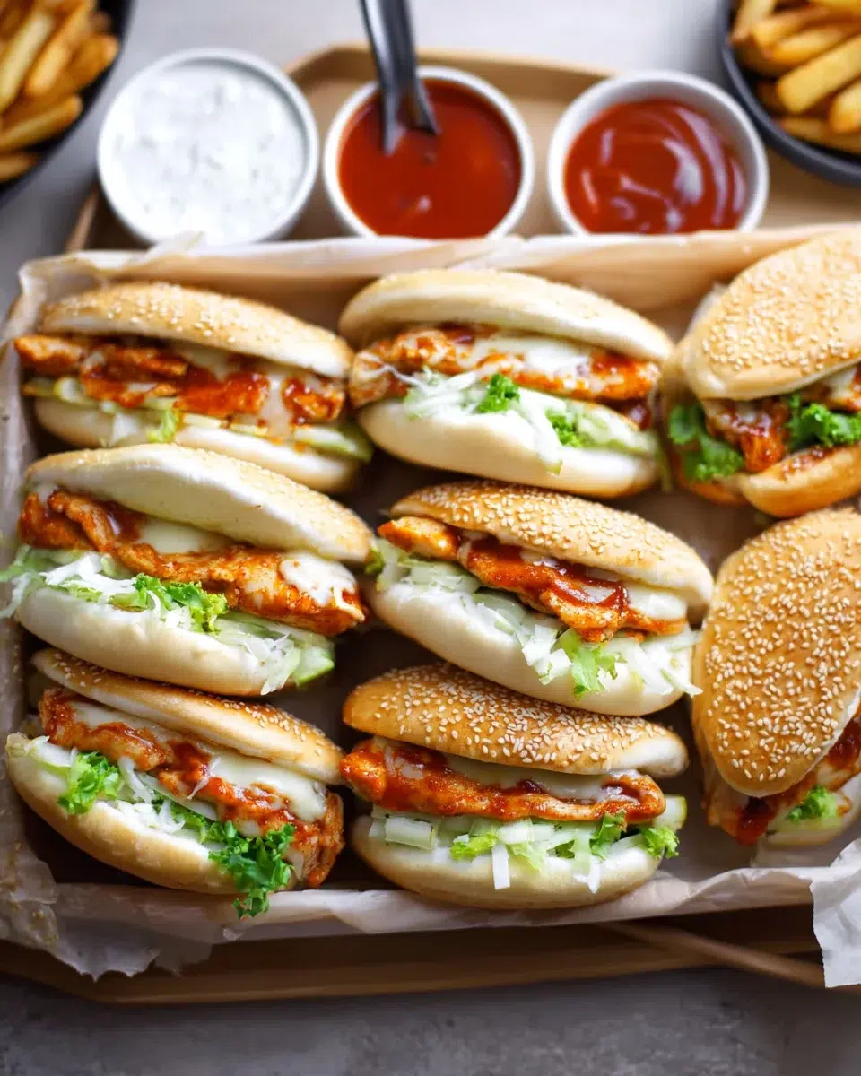 Buns de Poulet Dynamite au Fromage : Une recette irrésistible!