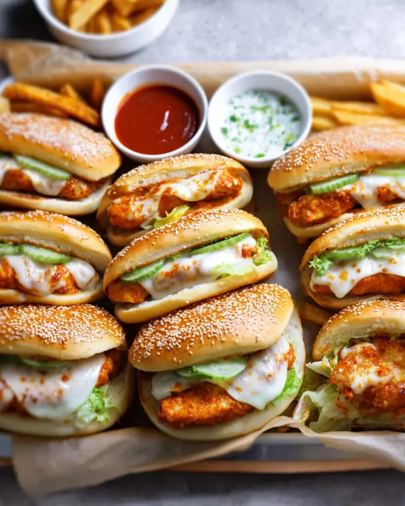Buns de Poulet Dynamite au Fromage 3