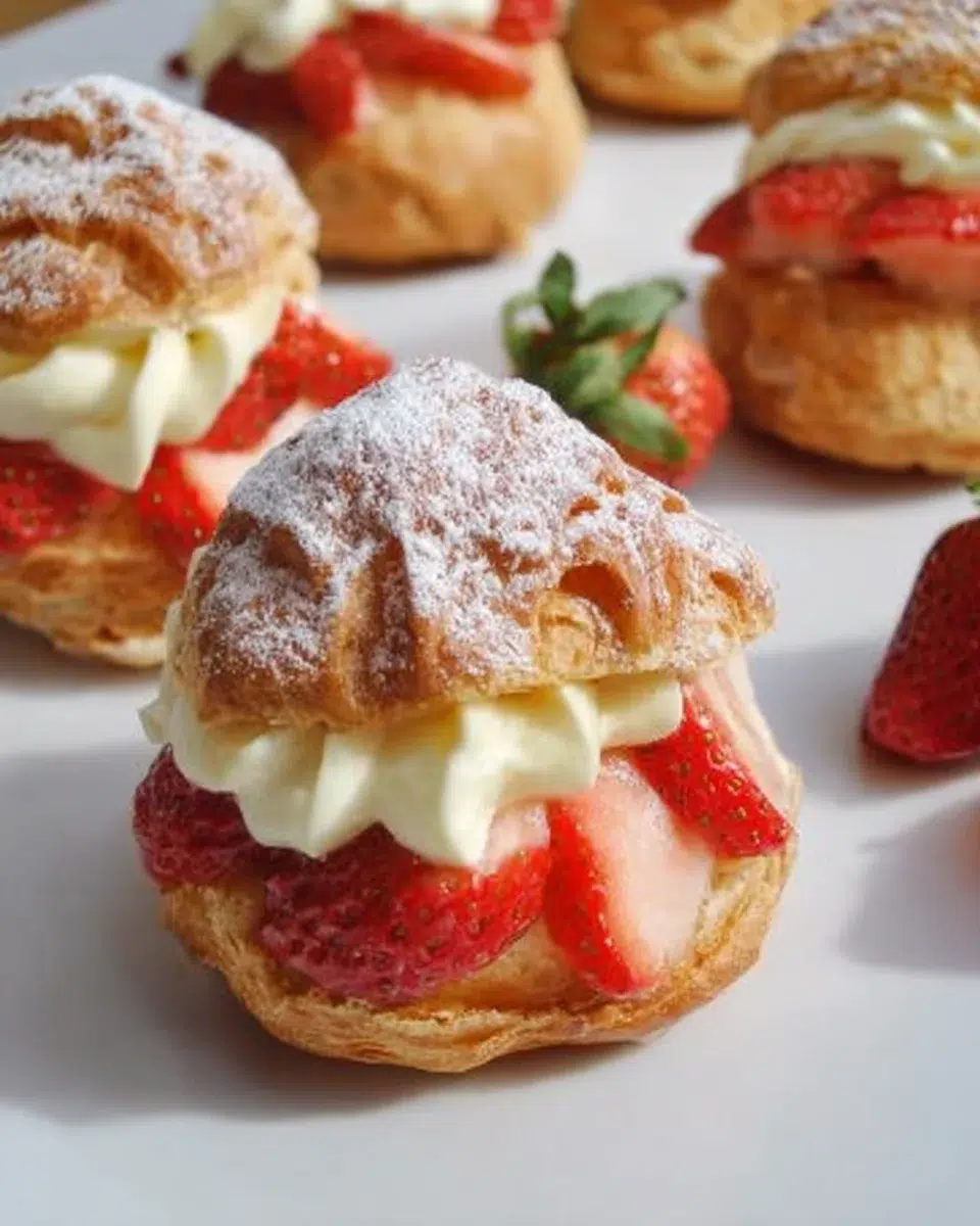 Choux à la Crème aux Fraises : Découvrez cette recette irrésistible !