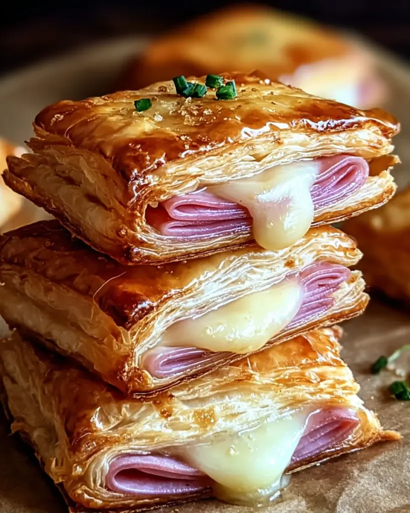 Croustillants au Jambon et Fromage 1