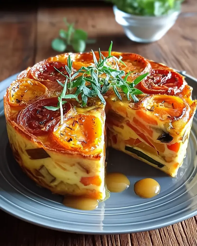Flan Provencal aux Legumes dEte 2 1