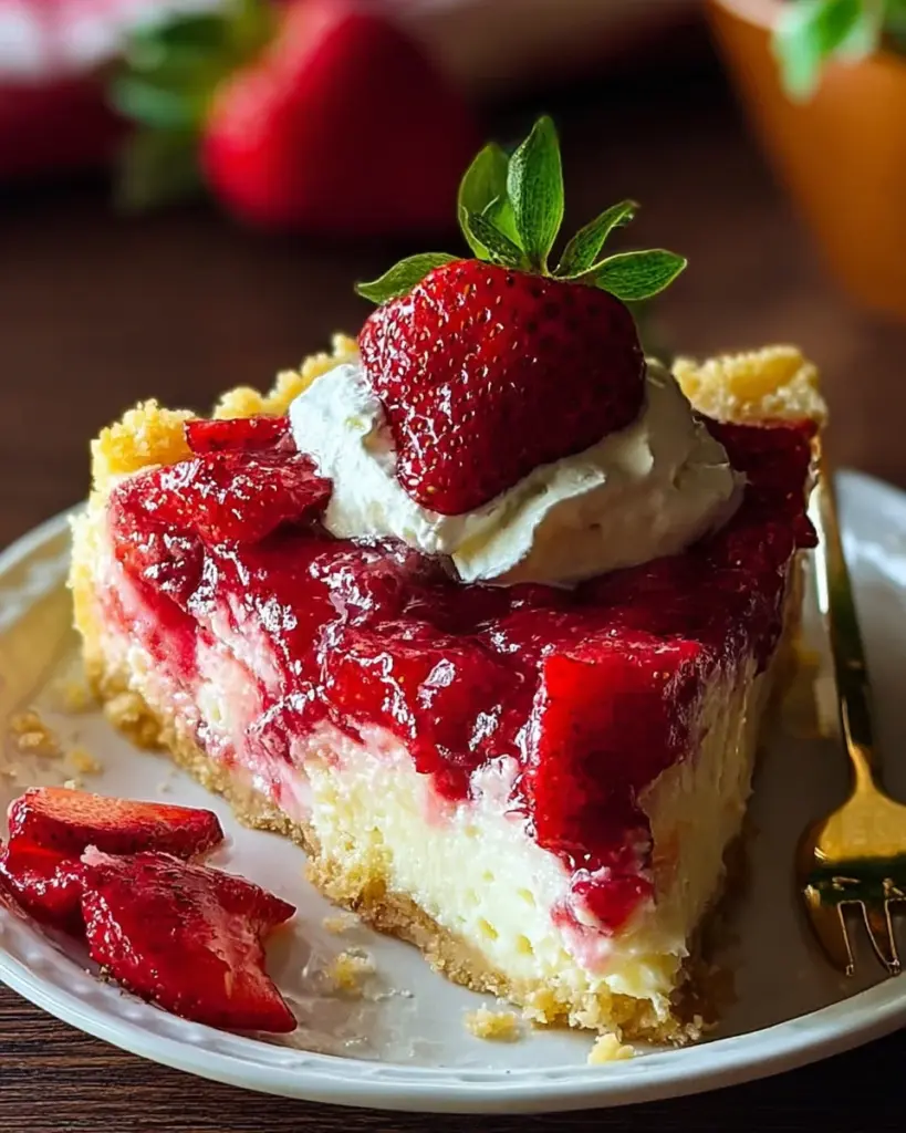 Gateau de Fromage aux Fraises 2