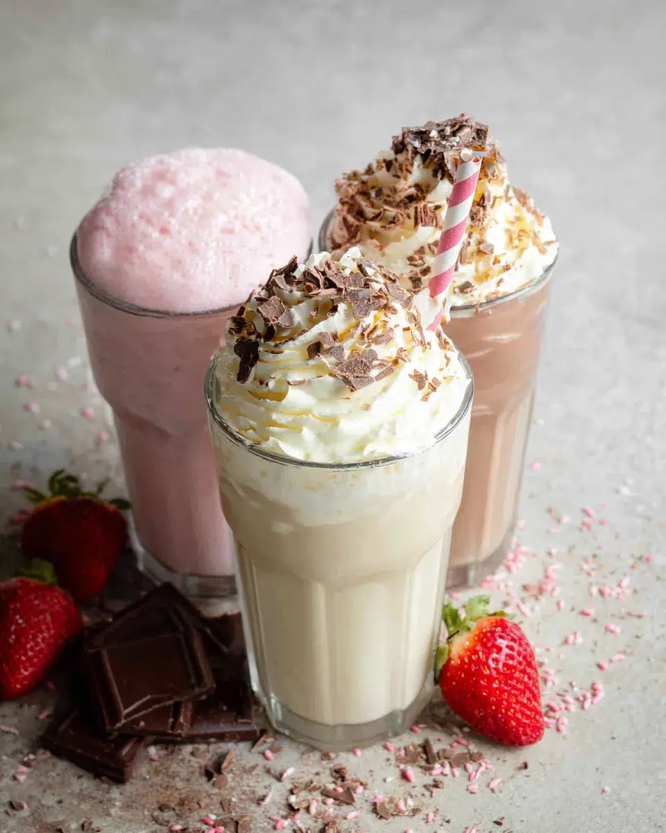 Milkshake Chocolat et Vanille : Un délice irrésistible!