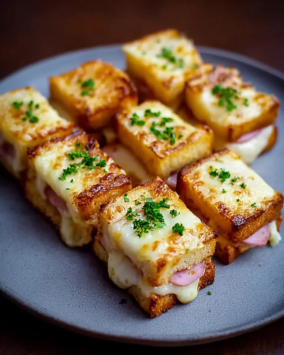 Mini Croque Monsieur : découvrez cette recette irrésistible !