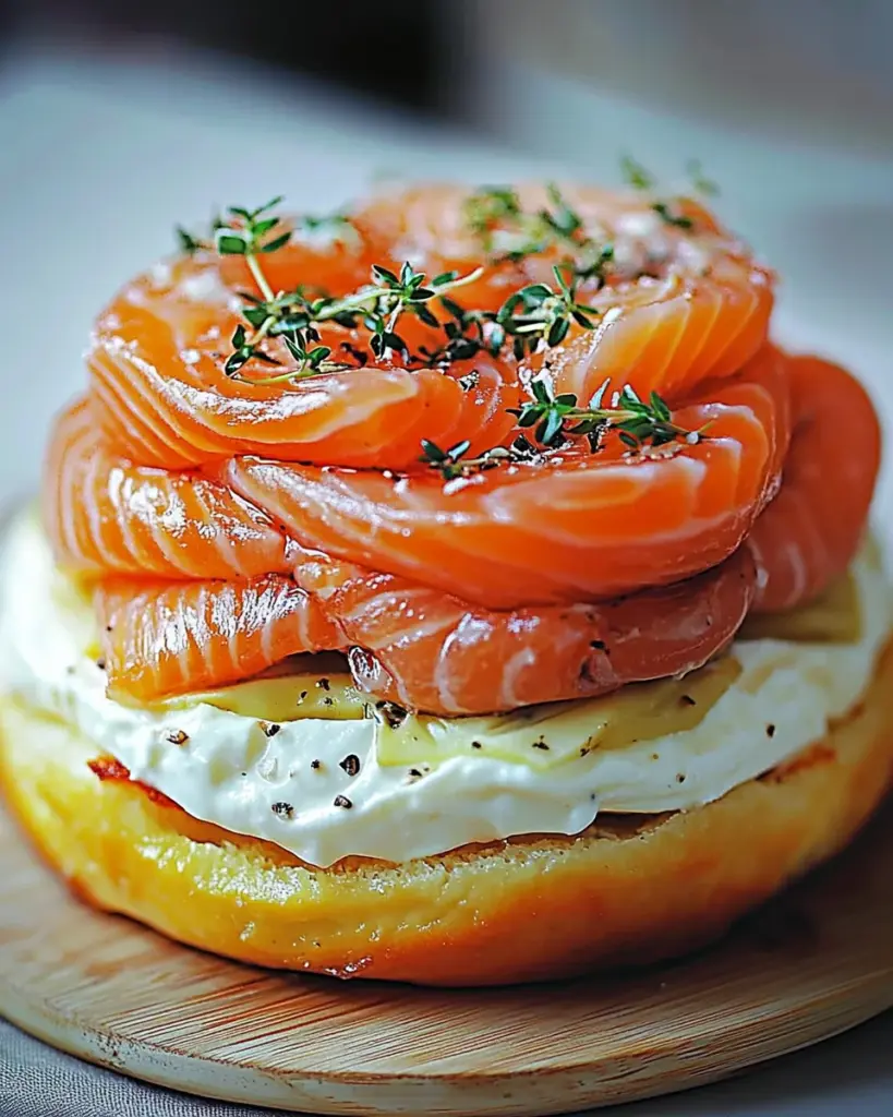 Paris Brest Sale au Saumon Ecossais Creme dAvocat et Fromage Frais 1