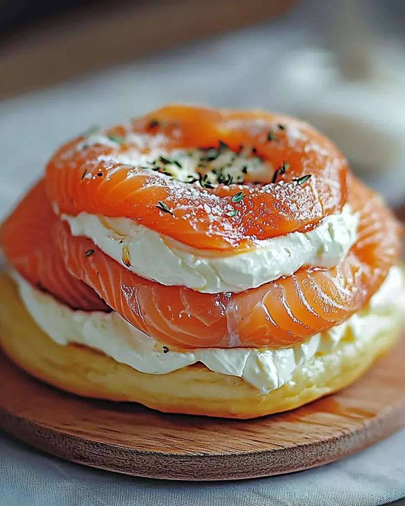 Paris Brest Sale au Saumon Ecossais Creme dAvocat et Fromage Frais 2