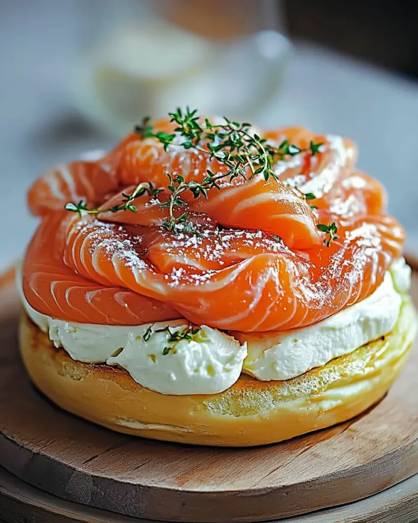 Paris Brest Sale au Saumon Ecossais Creme dAvocat et Fromage Frais 3