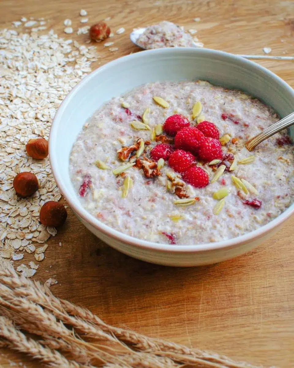 Porridge de Nuit aux Fruits et Noix : Savourez-le Facilement !