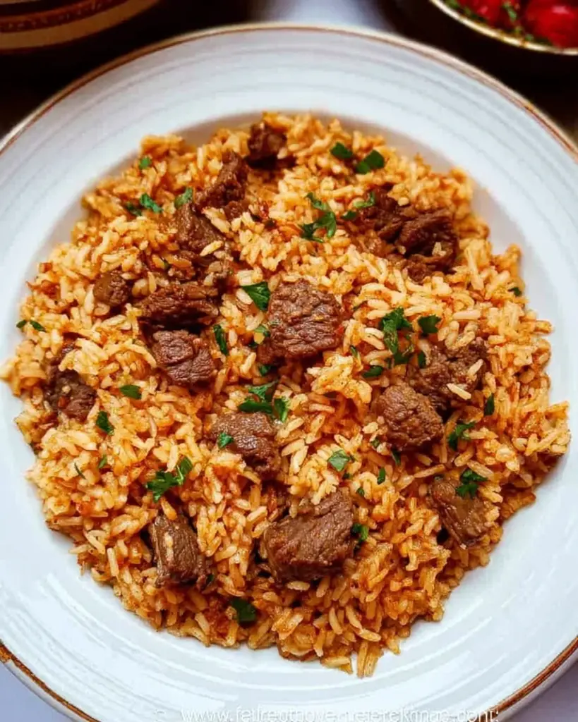 Riz et Boeuf en Une Seule Casserole 2