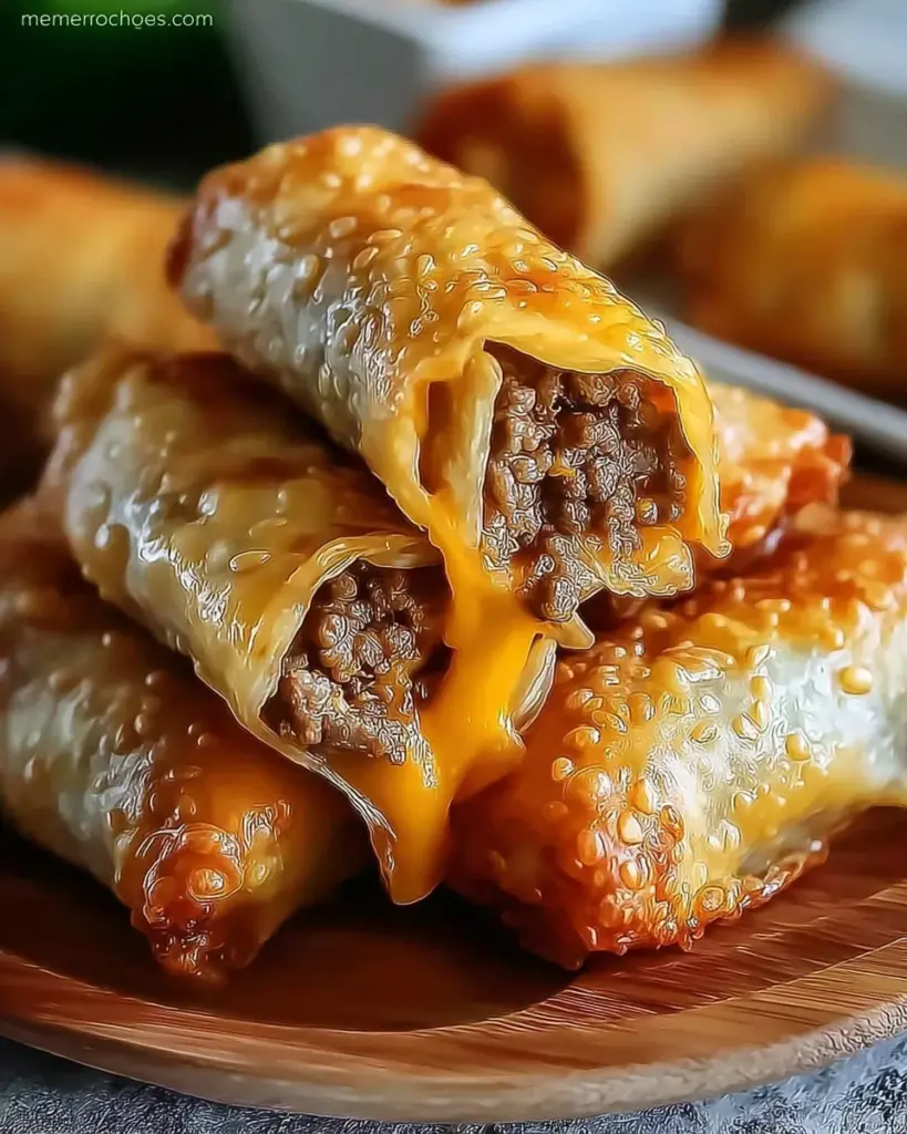 Rouleaux de printemps au cheeseburger 2