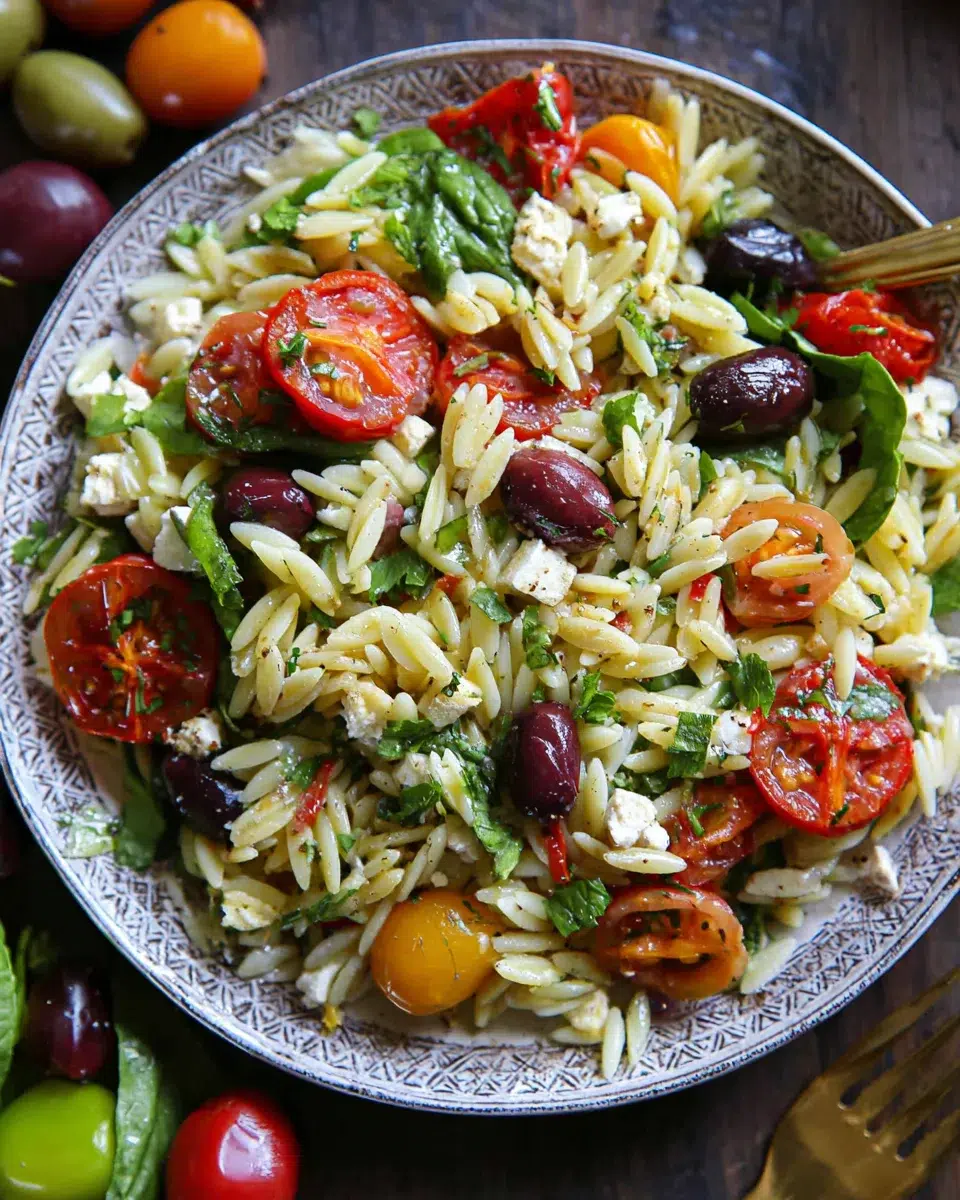 Salade d'Orzo Méditerranéenne : une recette rafraîchissante!