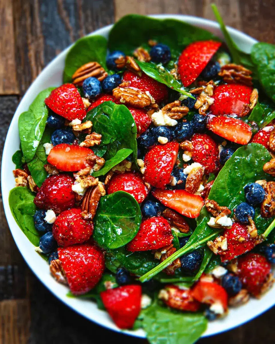 Salade de Fraises et Épinards : réveillez vos papilles !