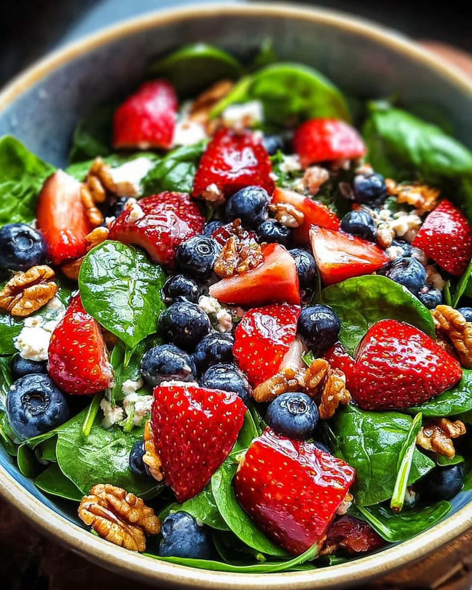 Salade de Fraises et Épinards : un délice à découvrir!