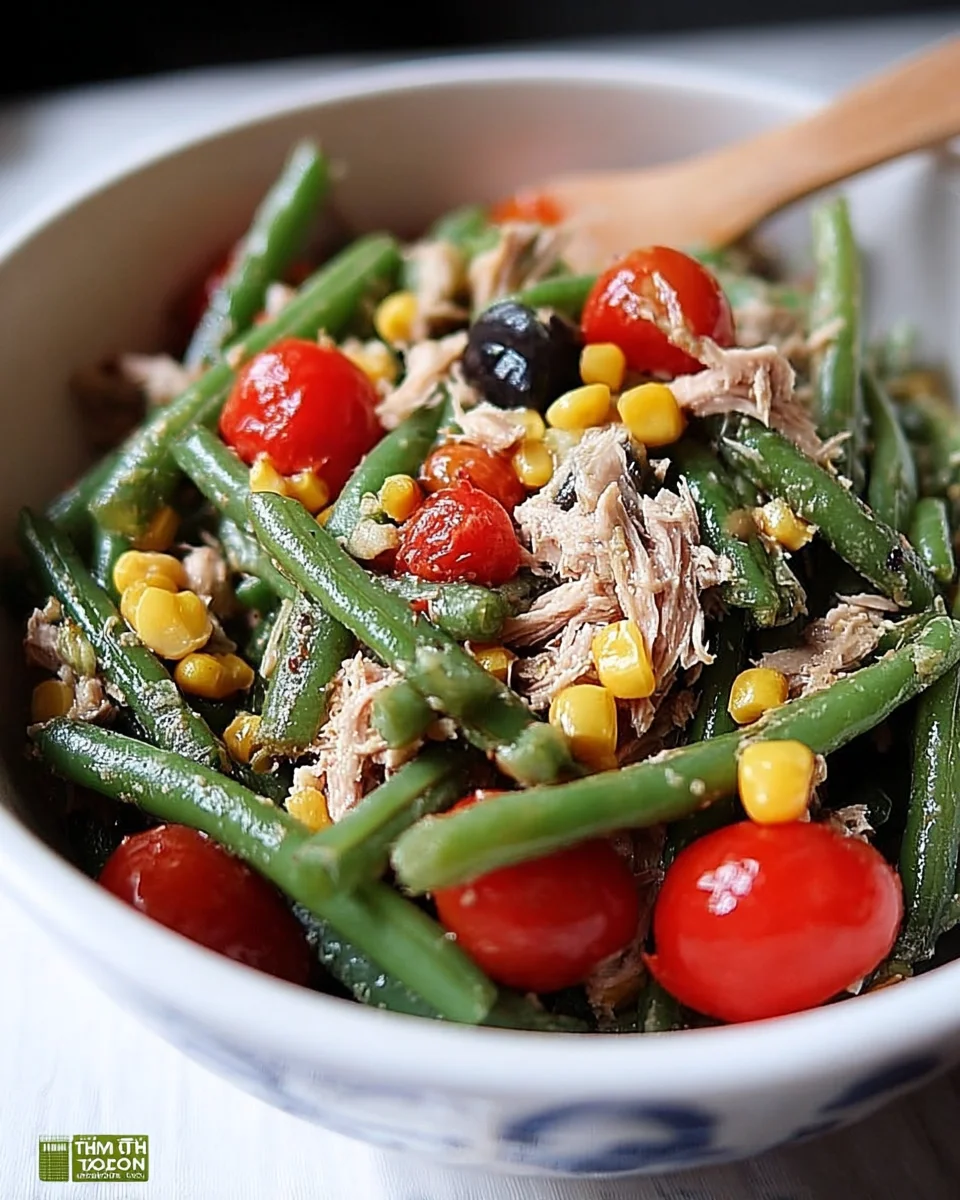 Salade de Haricots Verts au Thon : une recette santé délicieuse !