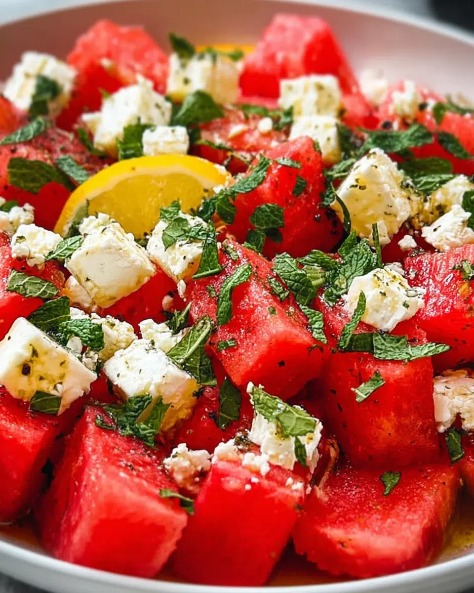 Salade de Pastèque et Feta : Découvrez cette recette estivale !