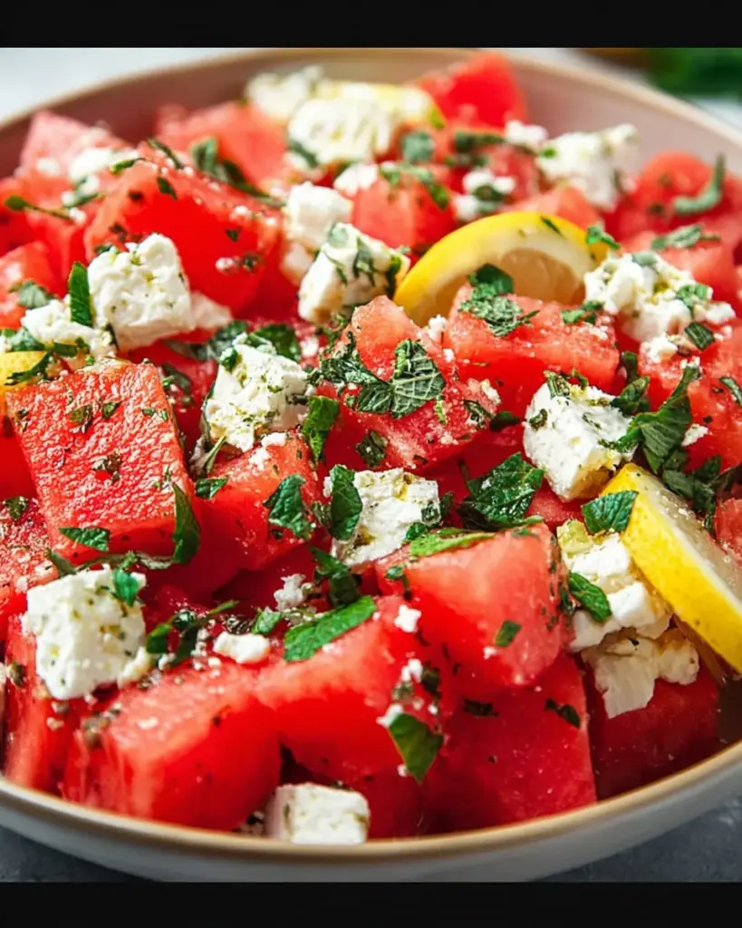 Salade de Pasteque et Feta 3