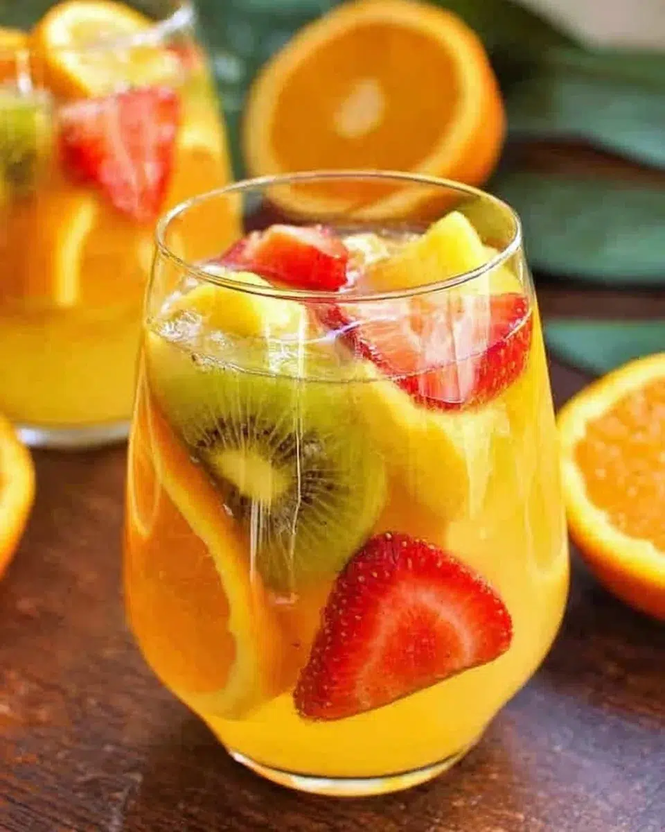 Sangria Blanche Tropicale : Découvrez cette recette rafraîchissante !