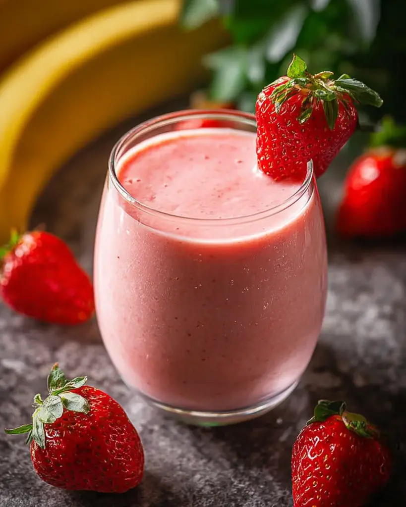 Smoothie Fraise et Banane 2