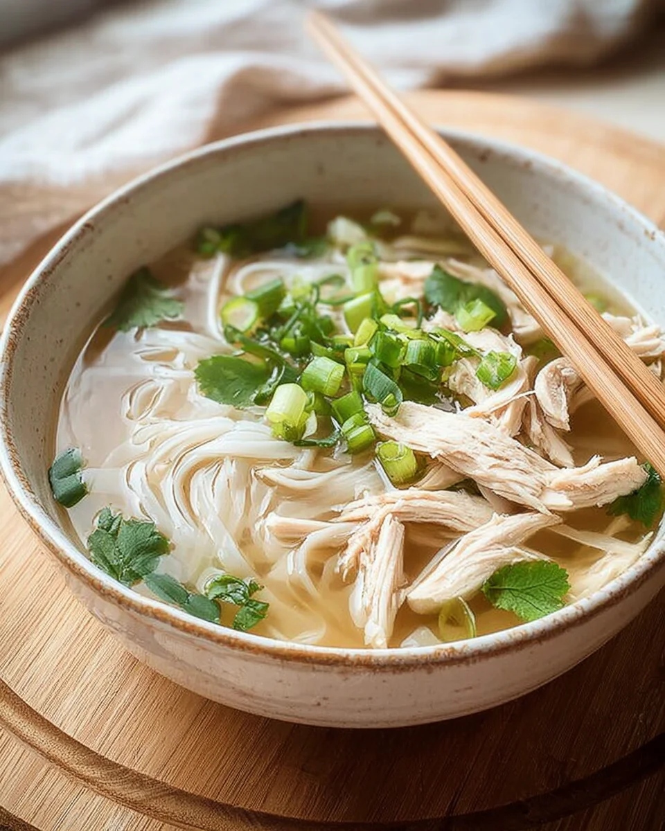 Soupe Pho au Poulet : Découvrez cette recette délicieuse !