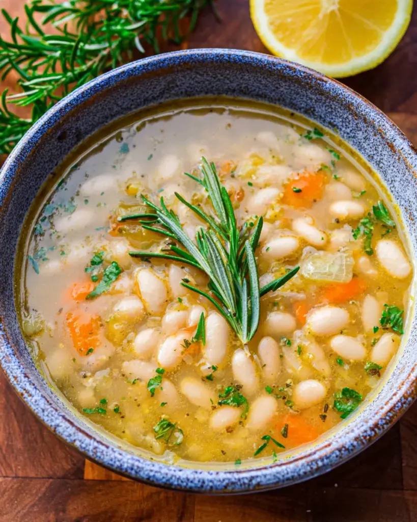 Soupe de Haricots Blancs et Romarin 3