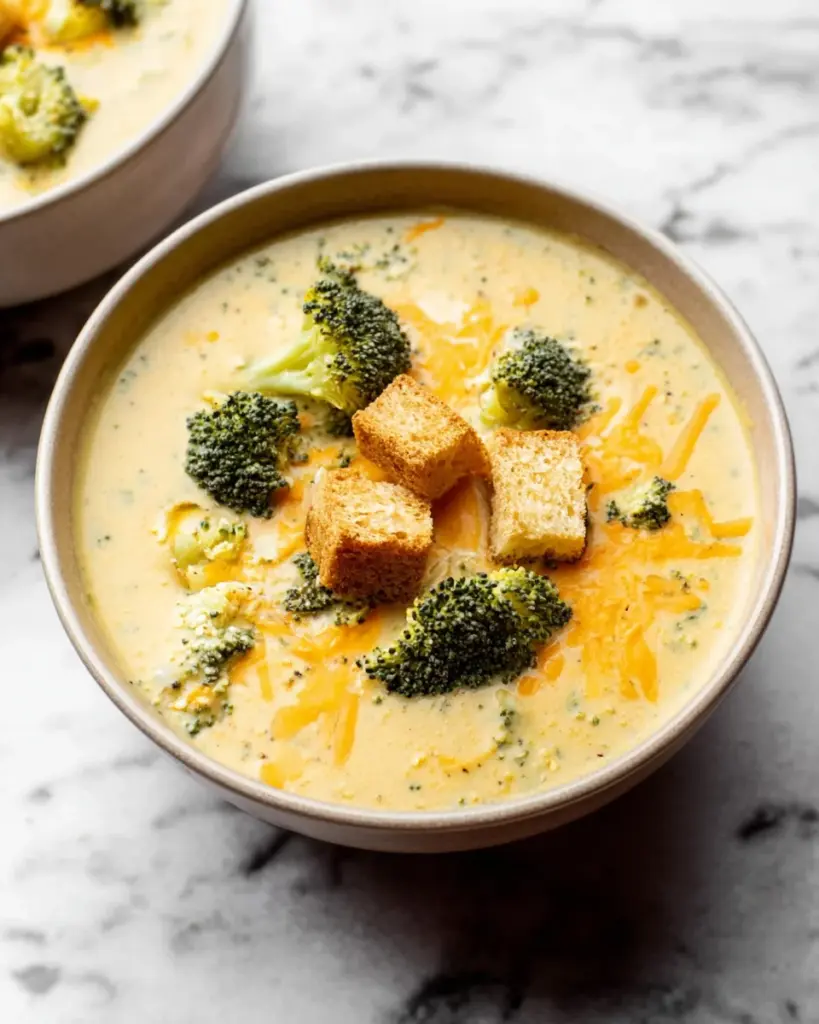 Veloute de Brocoli et Fromage 1