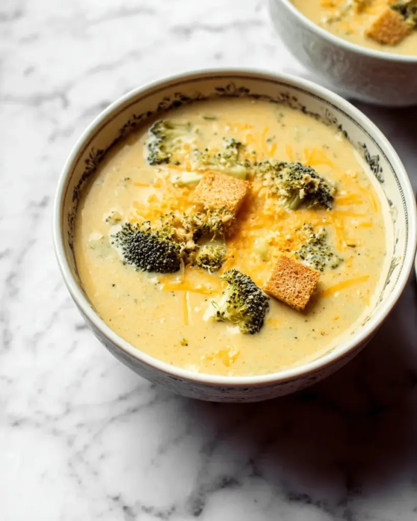 Veloute de Brocoli et Fromage 2