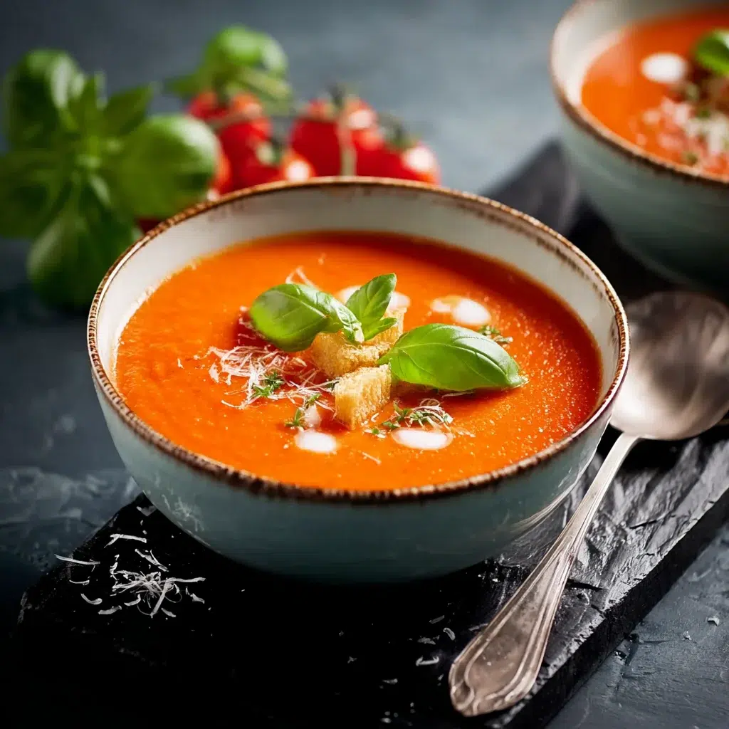 Velouté de Tomate et Basilic : un délice à découvrir !
