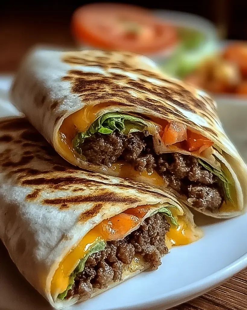 Wraps de Cheeseburger Grille 3