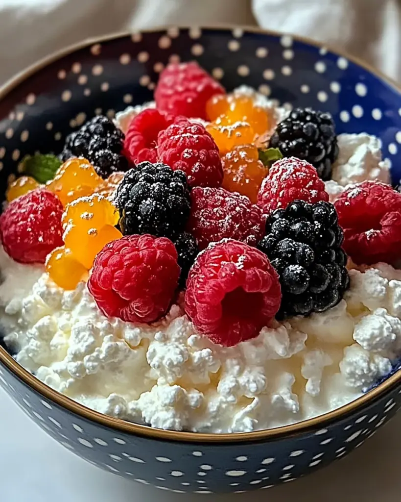 Bol de petit dejeuner au fromage cottage 2