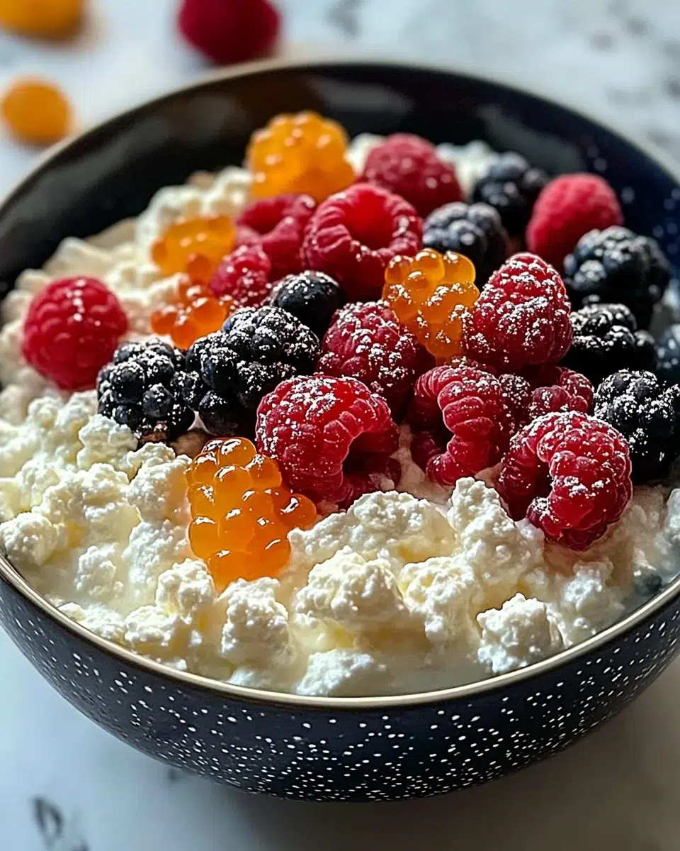 Bol de petit-déjeuner au fromage cottage : savourez-le !