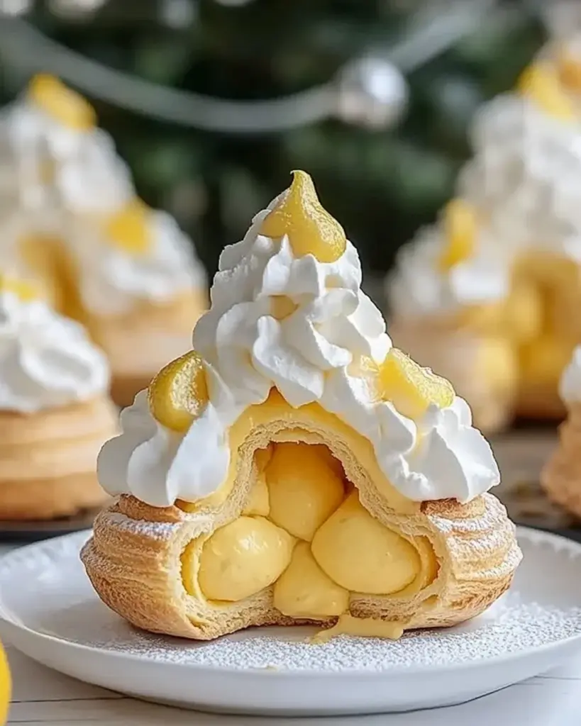 Choux a la creme au citron 2