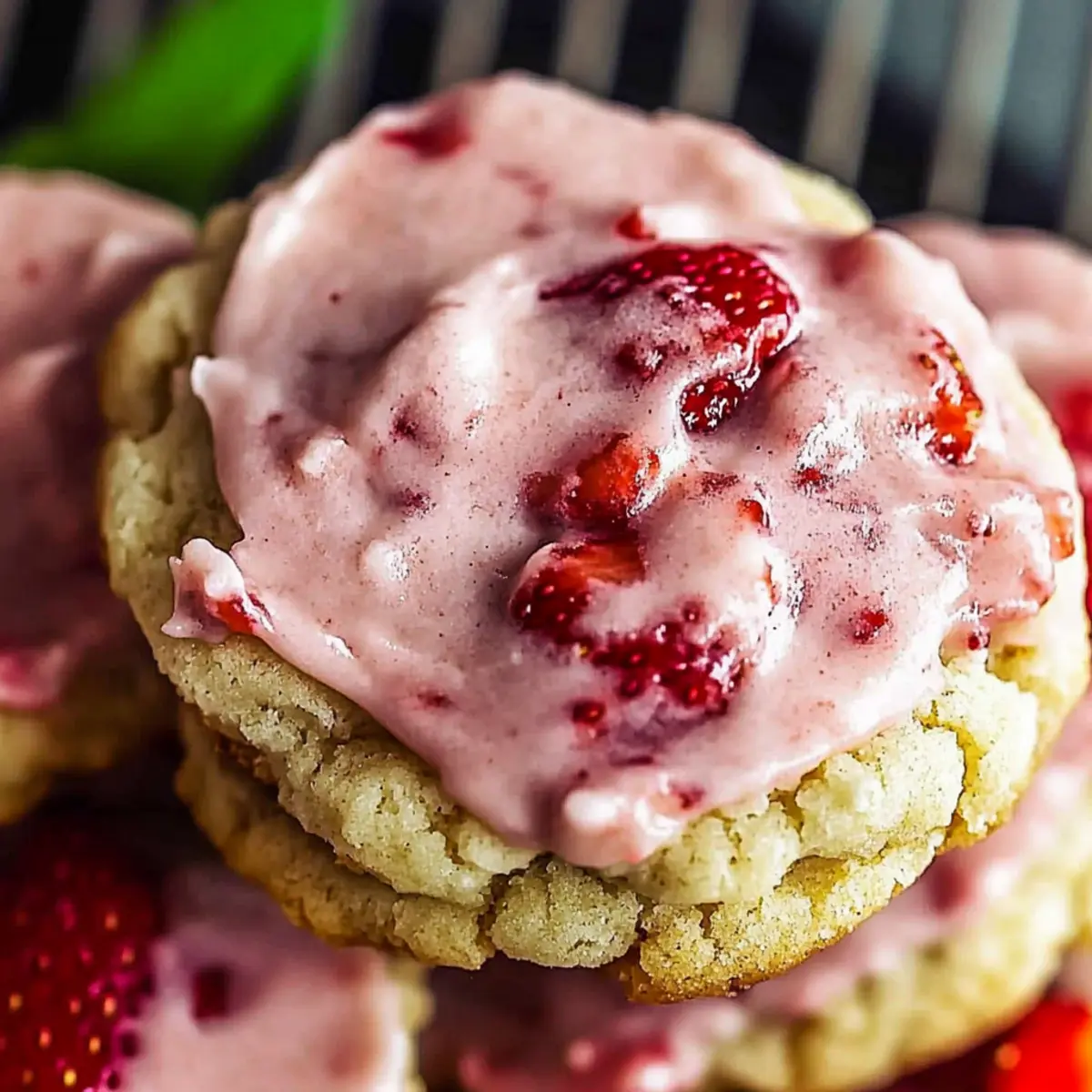 Double Strawberry Sugar Cookies acfn3o