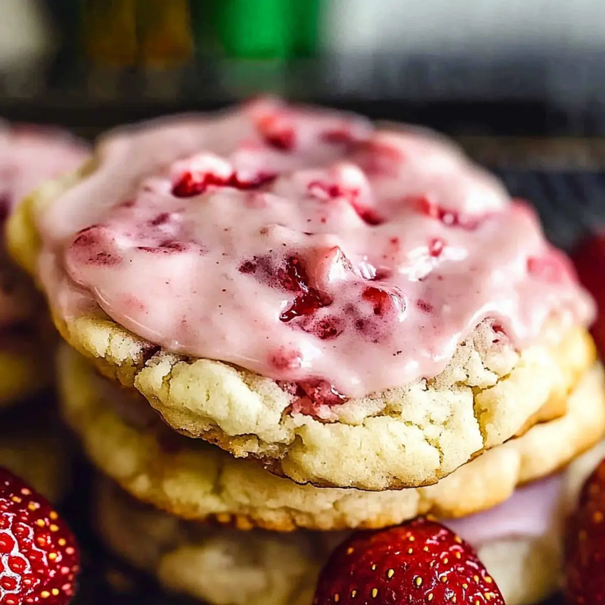 Double Strawberry Sugar Cookies zmylwu