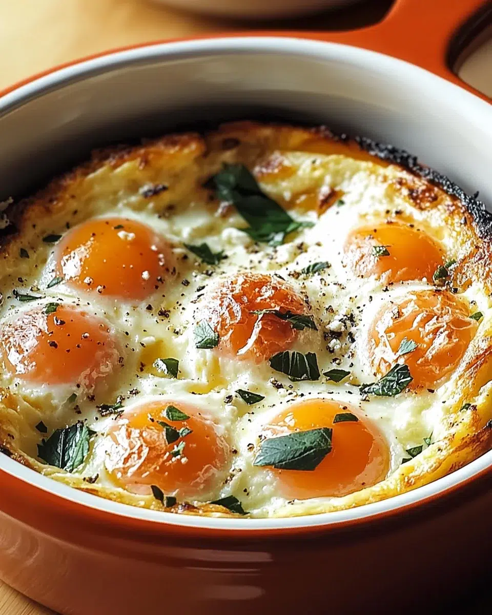 Oeufs à la Feta au Four : une recette simple et savoureuse!