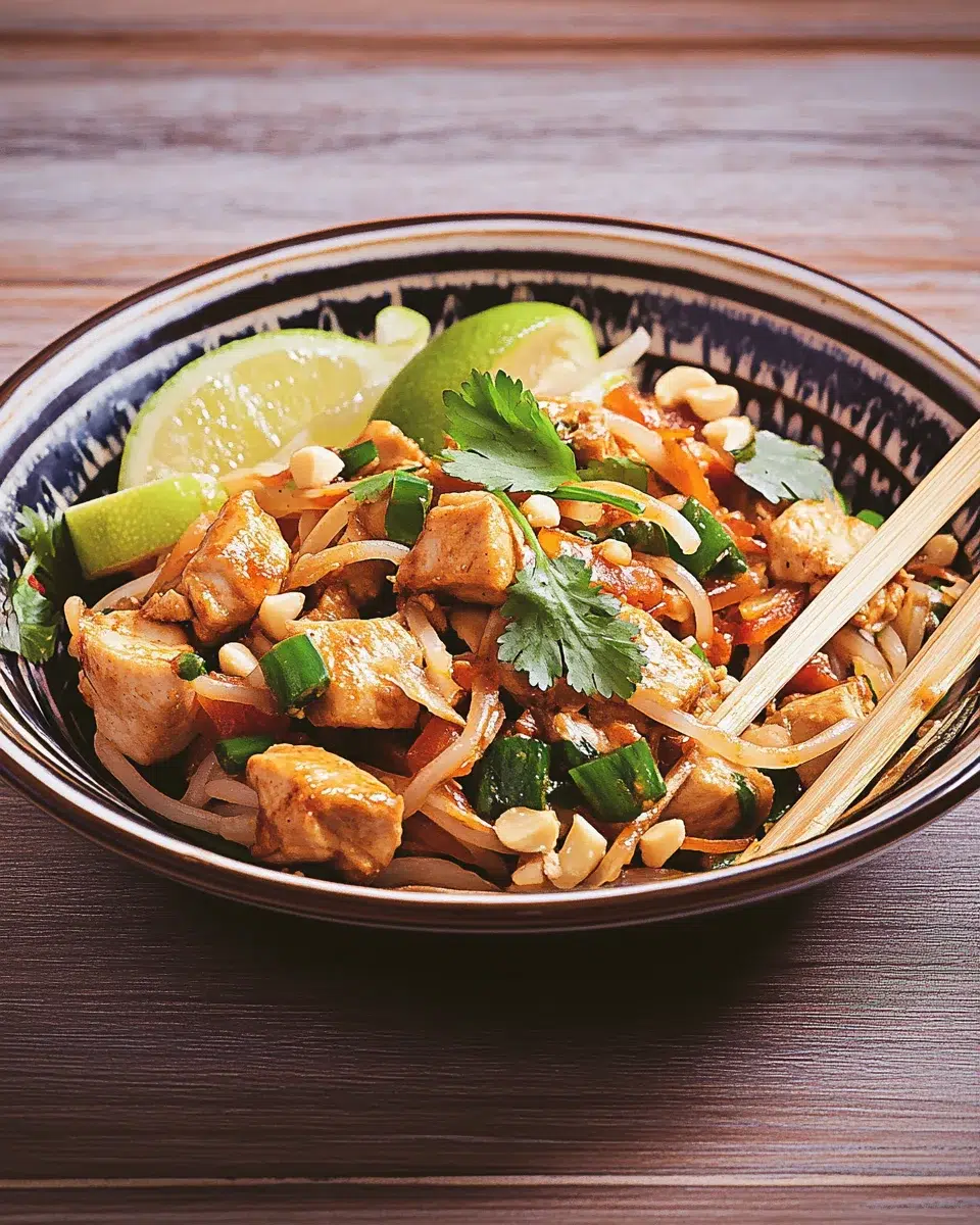 Pad Thaï au Poulet et Cajou : Découvrez la recette délicieuse !