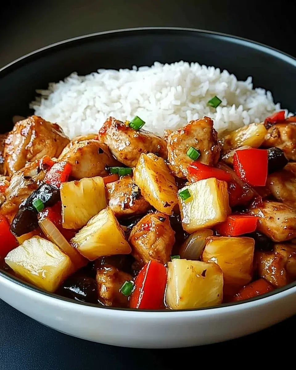 Poulet à l'Ananas et aux Légumes : Savourez cette recette!