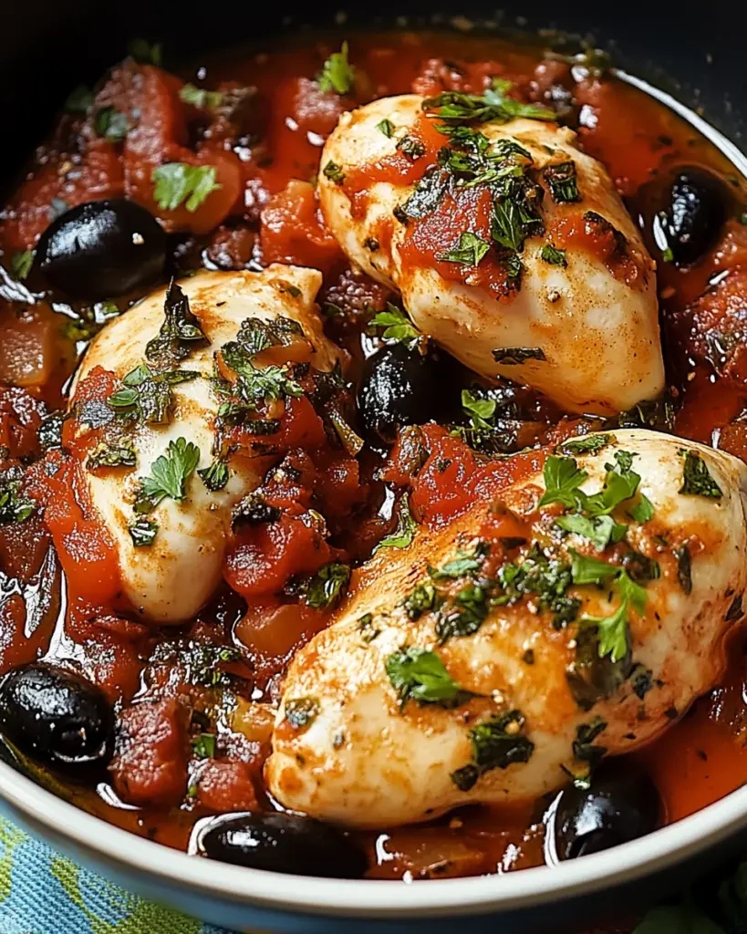 Poulet a la Puttanesca 1
