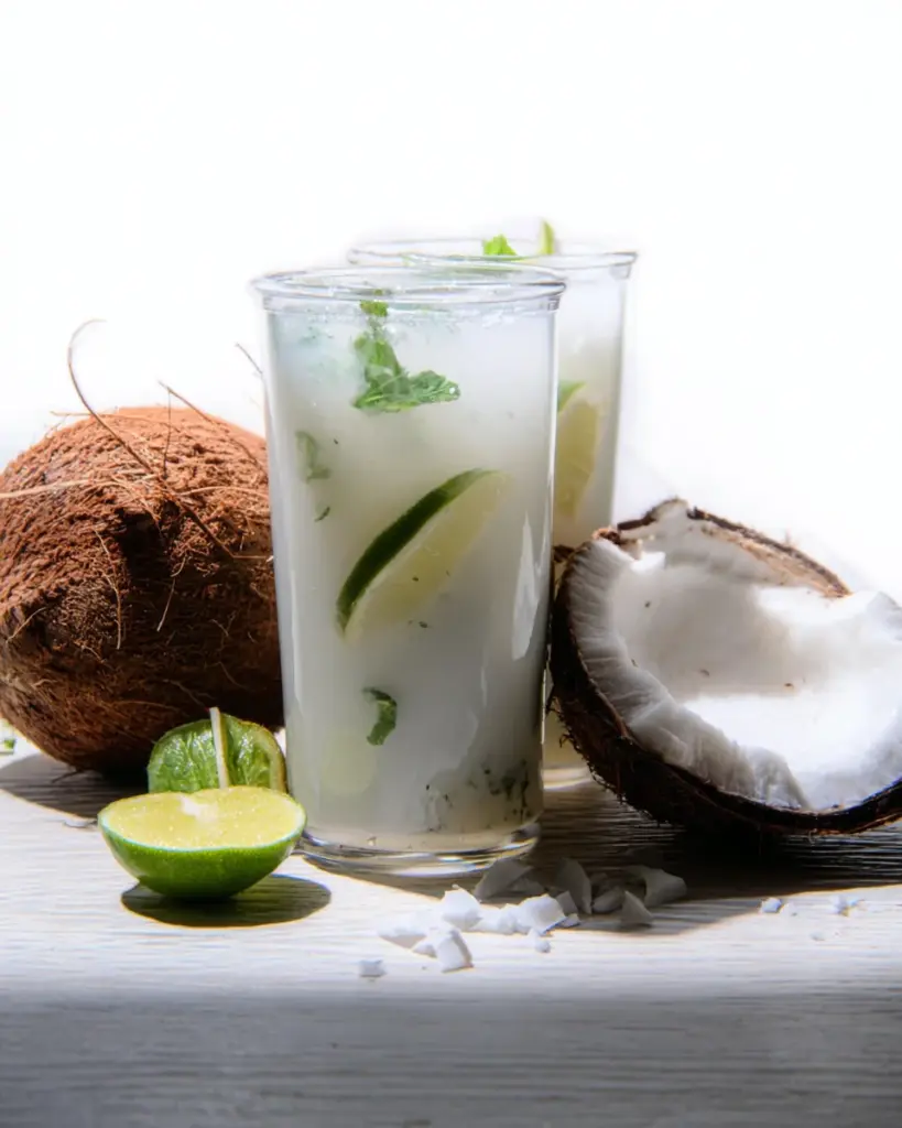 Rafraichissant a la noix de coco et au citron vert 1