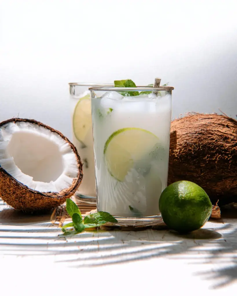 Rafraichissant a la noix de coco et au citron vert 3