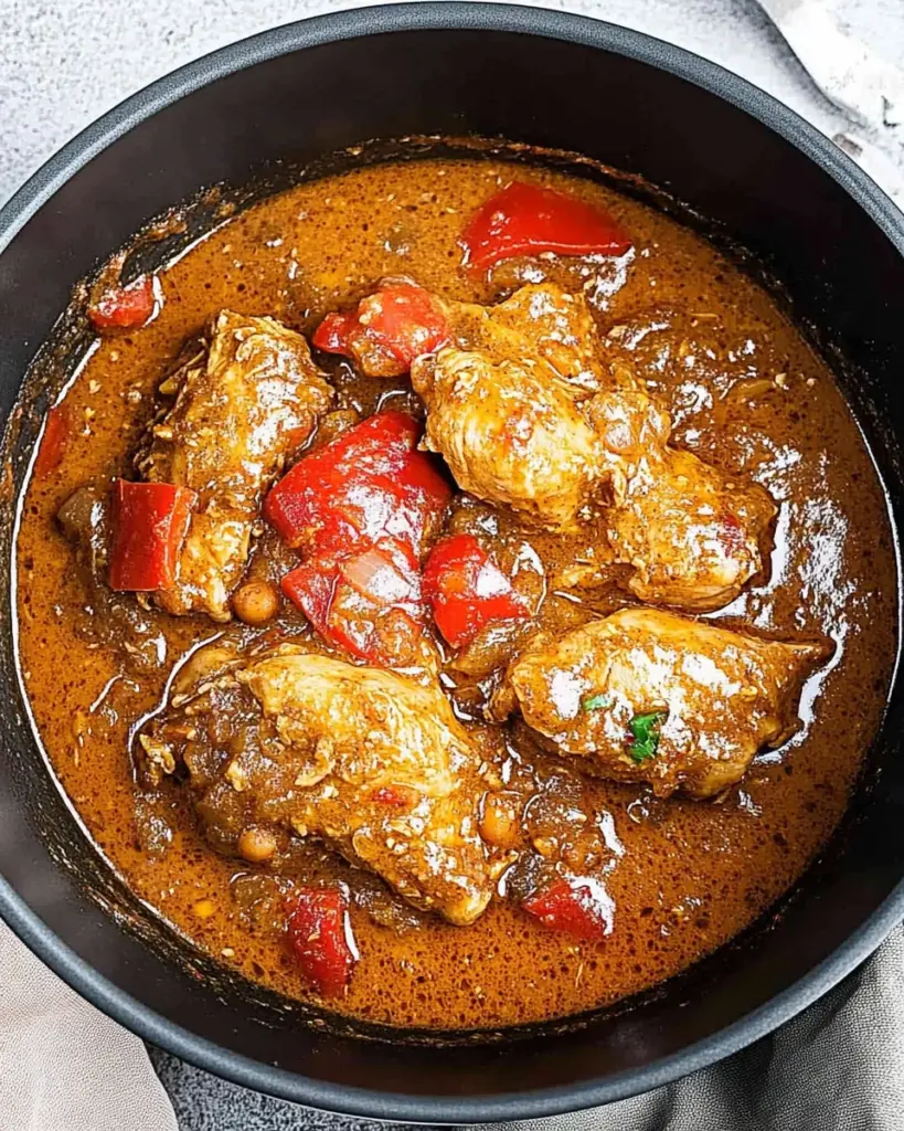Ragout de poulet africain aux cacahuetes 1