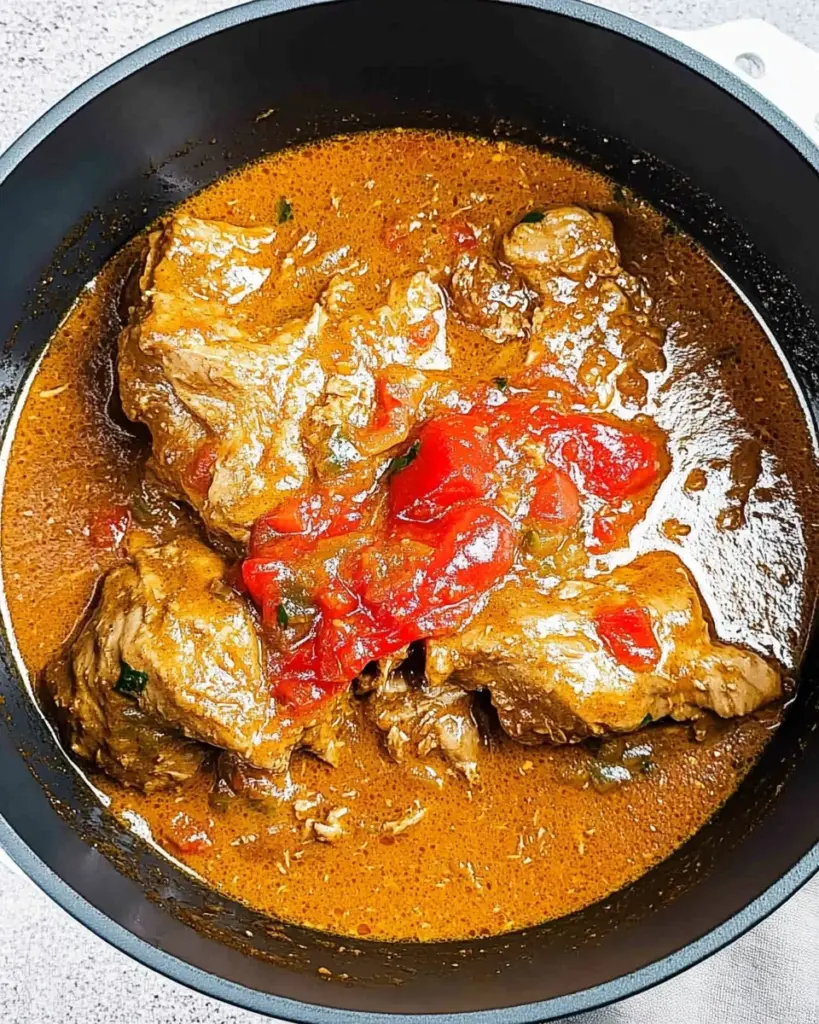 Ragout de poulet africain aux cacahuetes 2