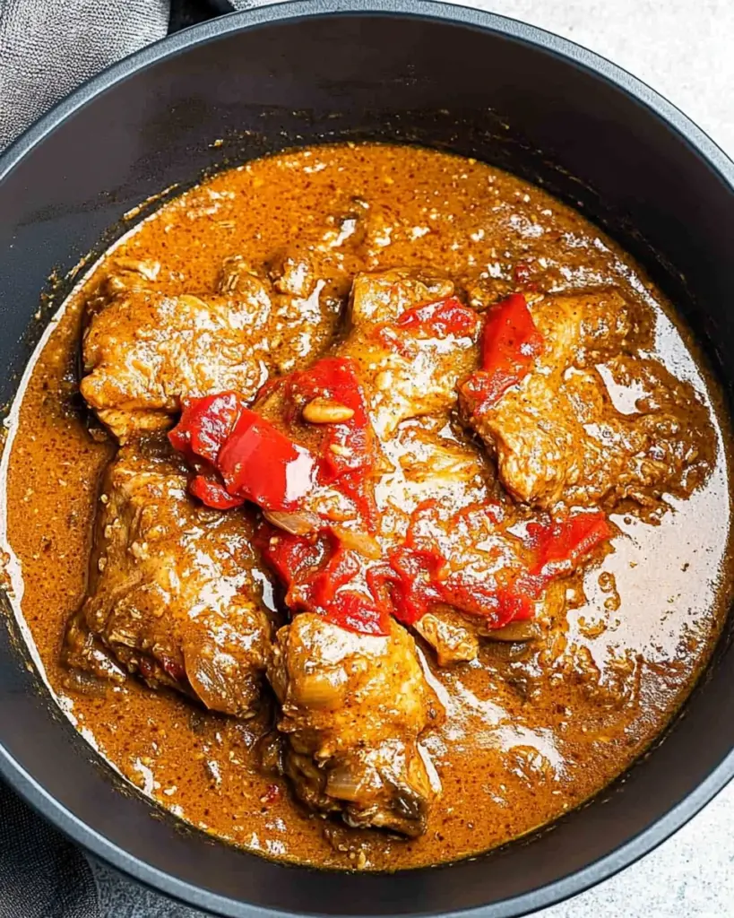 Ragout de poulet africain aux cacahuetes 3
